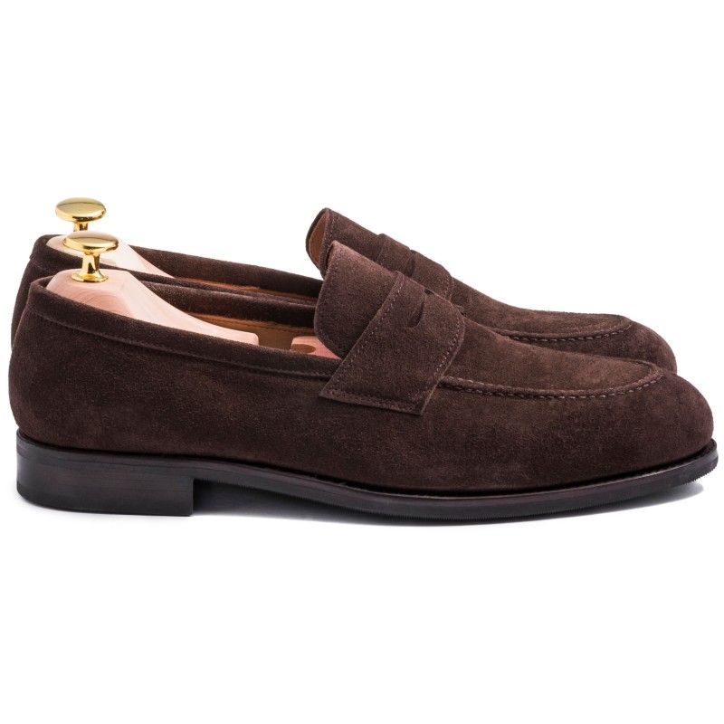 bagage slump kalk Skolyx Penny Loafer Dark Brown Suede