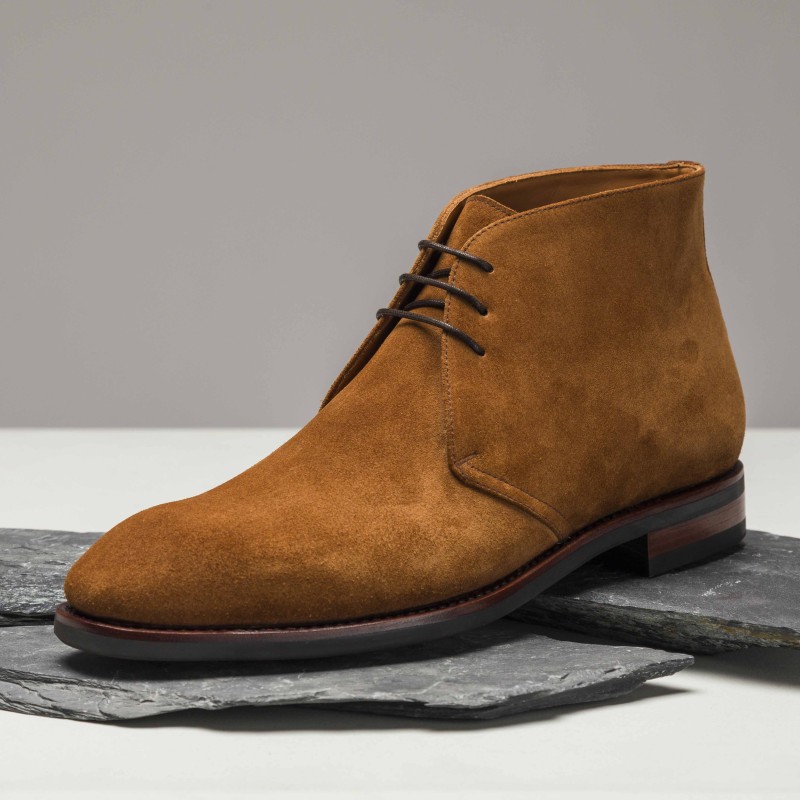 kalorie Moske filosofisk TLB lysebrune chukka boots i ruskind | Skolyx