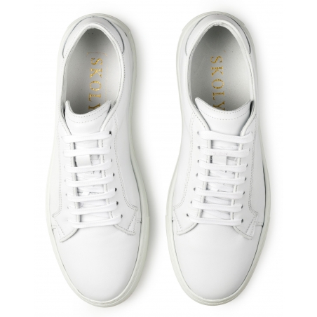 Sneaker in white leather | Experts on quality shoes | Skolyx