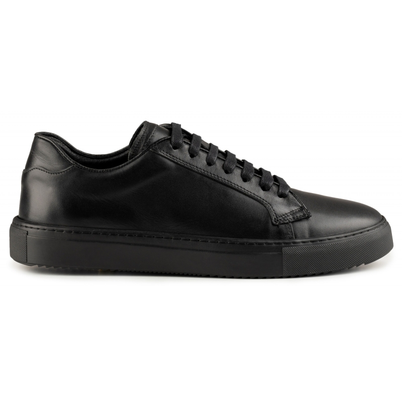 Sneaker in black leather | Experts on quality shoes | Skolyx