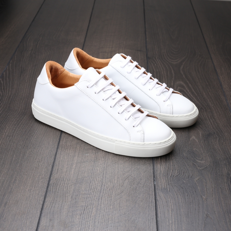 Skolyx premium sneakers in white leather EU39 - seconds