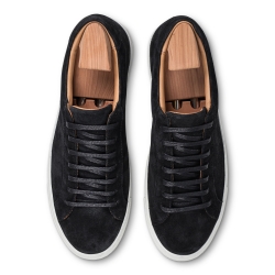 Skolyx Premium sneaker in black suede
