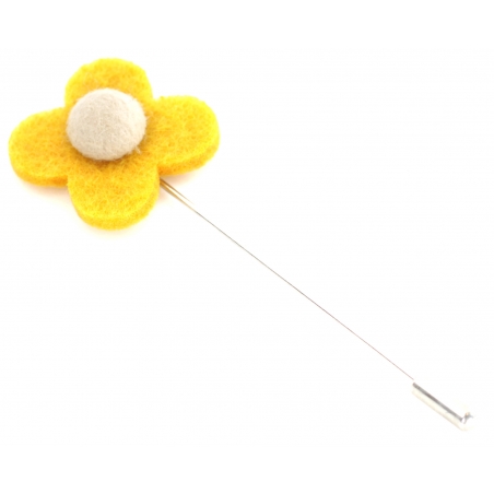 Lapel pin flower