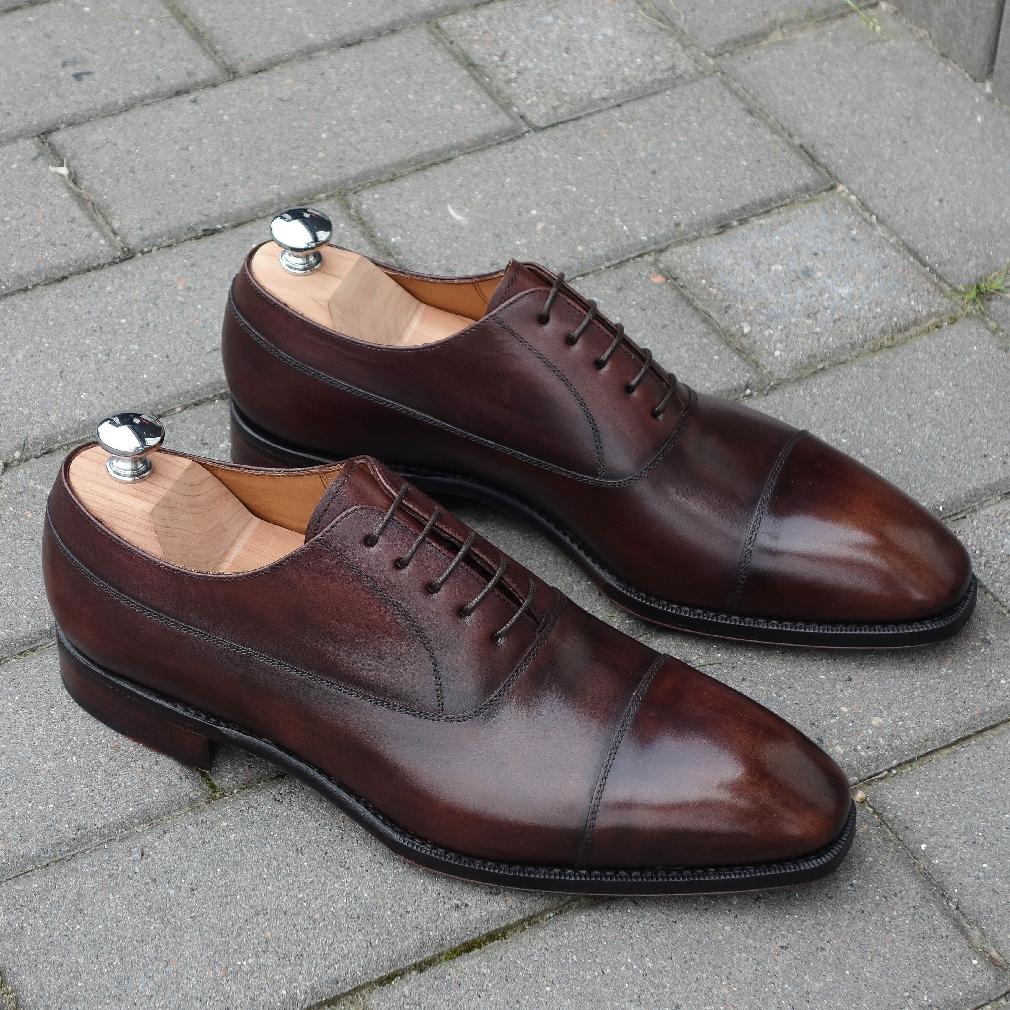 Cap toe balmoral oxford - new model in our stock collection